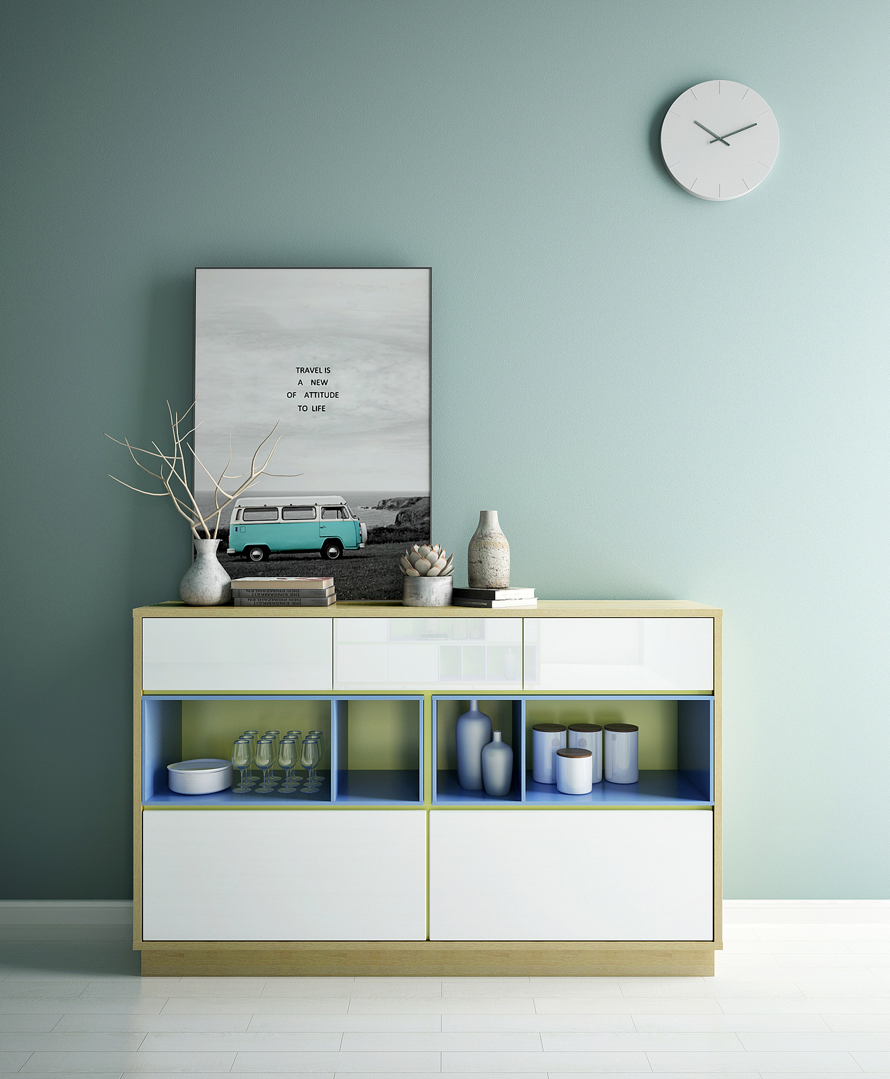 色彩板式家具（图ZMTE5ODYxODY4） - 生活用品 - 站酷设计师Fairlyfeng原创素材 - 站酷ZCOOL