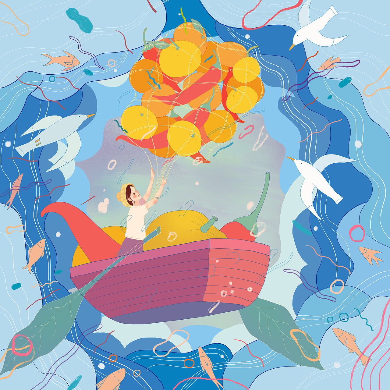 桔子插画包装（图ZMTkxNjE5NTUy） - 商业插画 - 站酷设计师芭jia原创素材 - 站酷ZCOOL