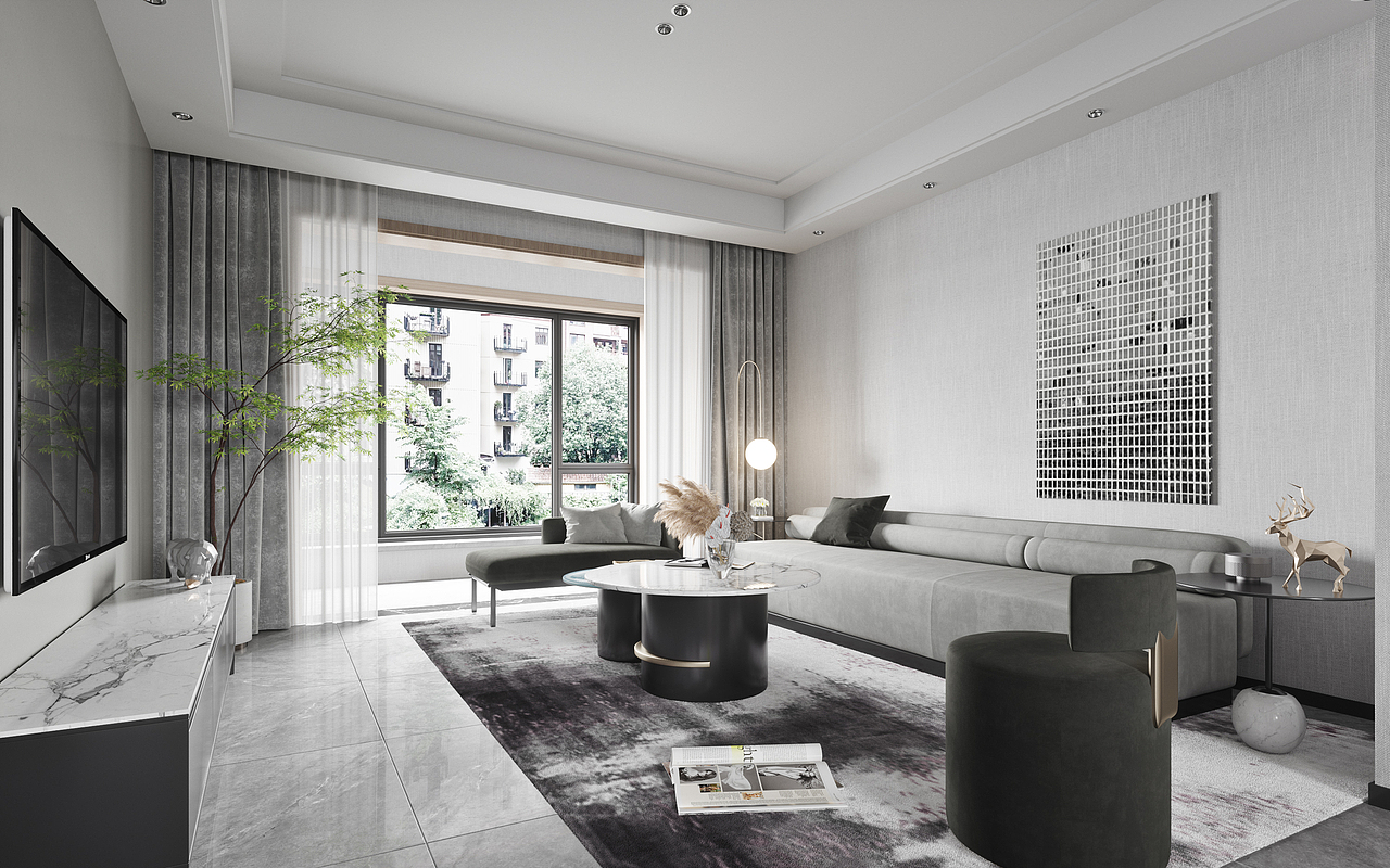 现代-FStormRender（图ZMjE3ODQ5NDQ0） - 家装设计 - 站酷设计师白鹿丶原创素材 - 站酷ZCOOL