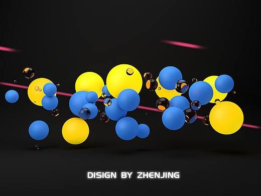 C4D电商海报