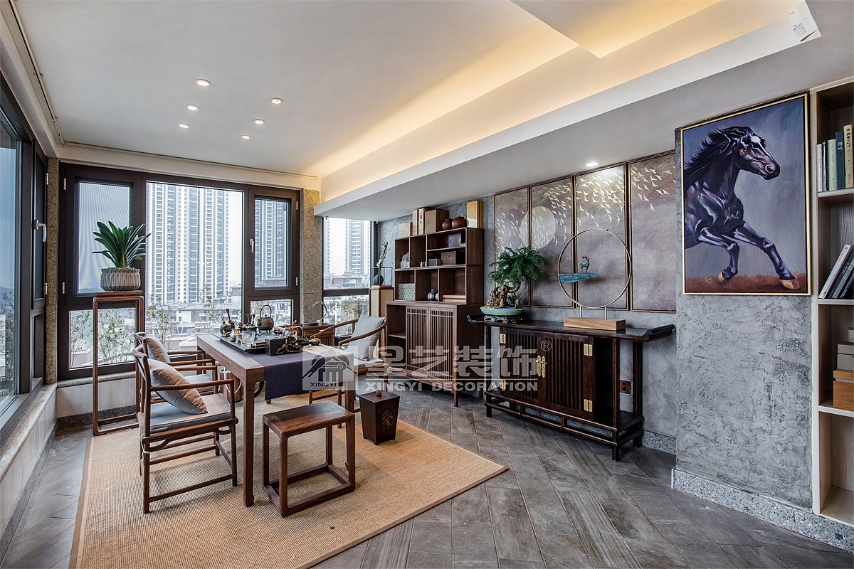 贵阳万科新都荟装修,中航城美式复古风设计!