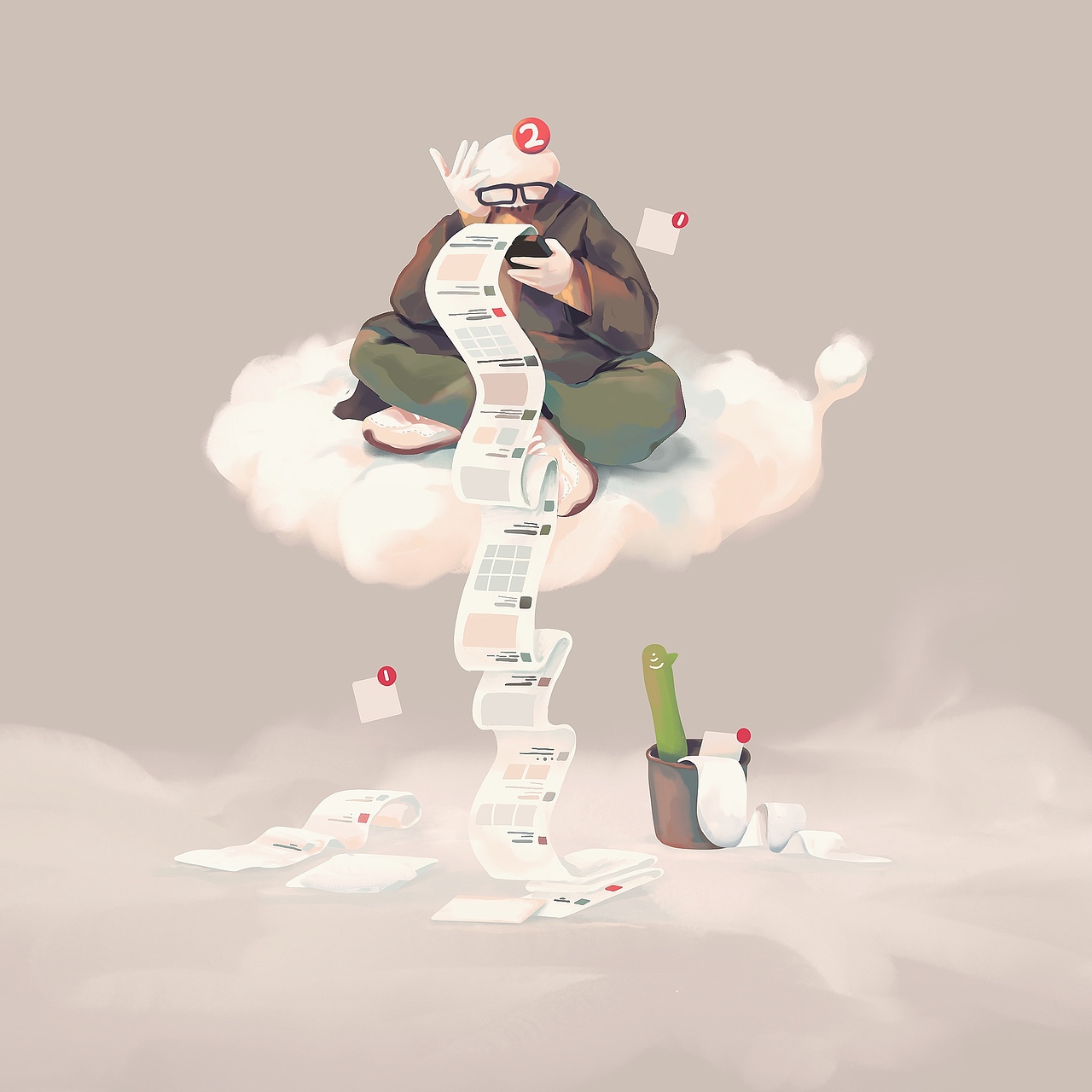乌云插画集12（图ZMTg1MzI0NzM2） - 创作习作 - 站酷设计师乌云男青年原创素材 - 站酷ZCOOL