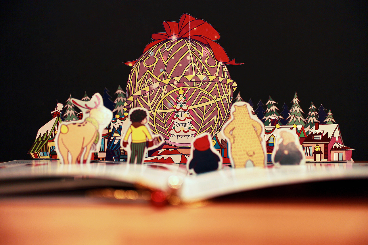 Handmade 3D Pop Up Story Book（图ZODE0NjIxMjQ=） - 工艺品设计 - 站酷设计师林影原创素材 - 站酷ZCOOL