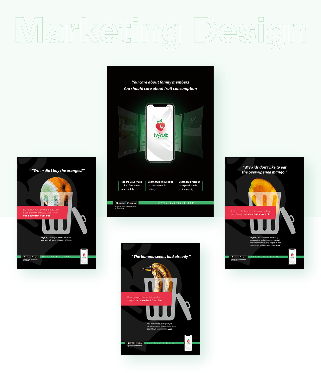 Limit Fruit Waste-App Design