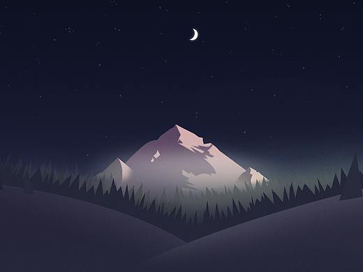 零基础风景插画练习