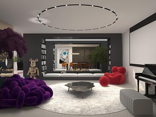 景粼原著别墅室内设计