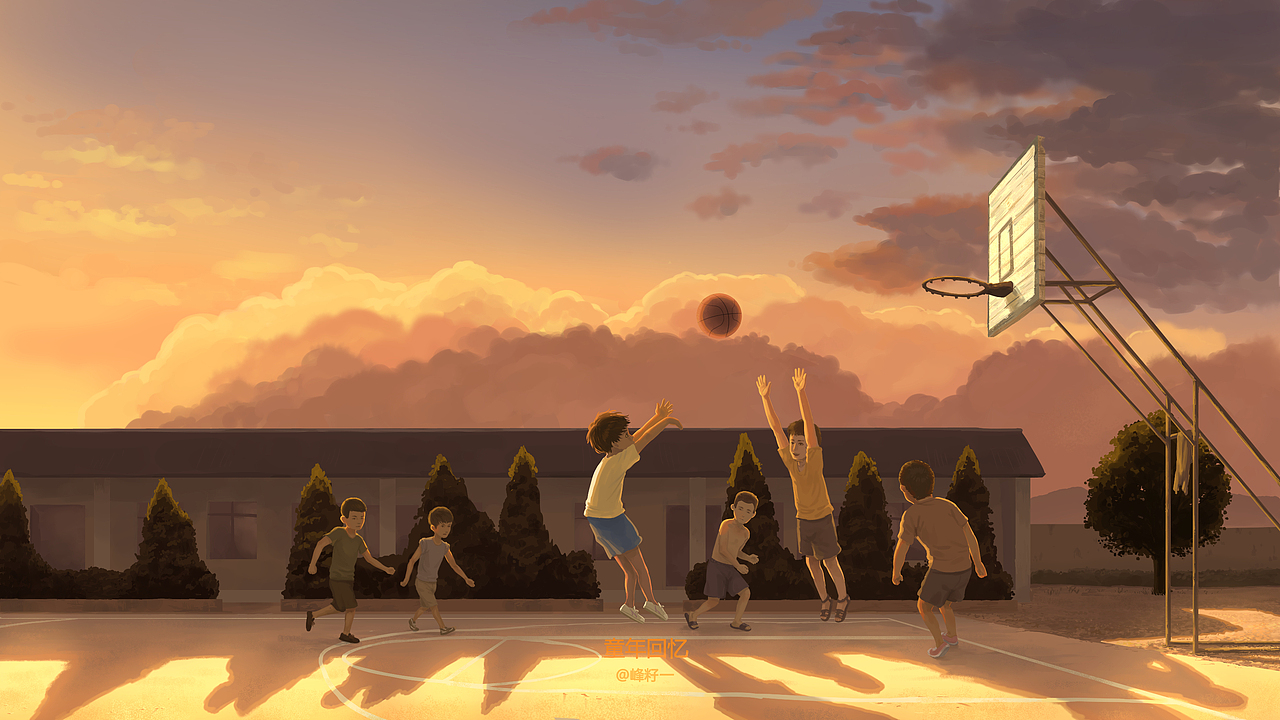 童年回忆 暑假（图ZNTQ1OTM3MTI=） - 创作习作 - 站酷设计师峰籽一原创素材 - 站酷ZCOOL