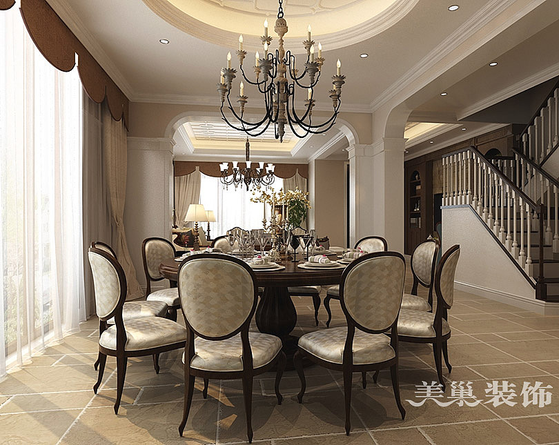 郑地美景东望400平方双拼别墅样板间装修设计效果图（图ZOTMzOTg1MTI=） - 家装设计 - 站酷设计师美巢设计陈保全原创素材 - 站酷ZCOOL