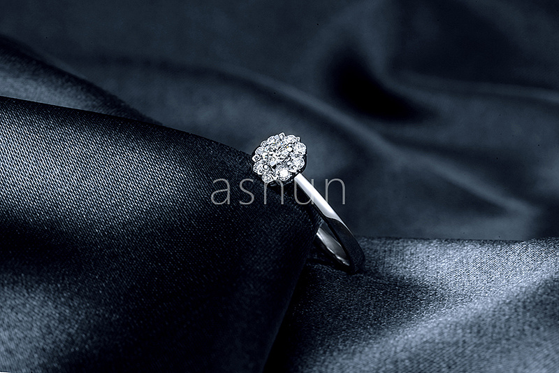 钻石戒指拍摄修图