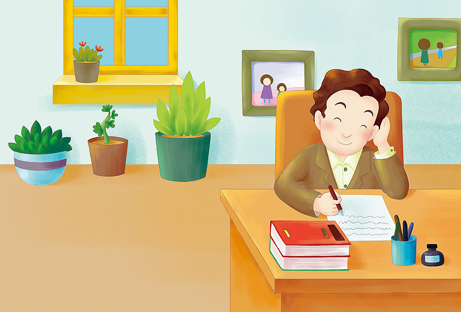 马克吐温传记少儿版插画