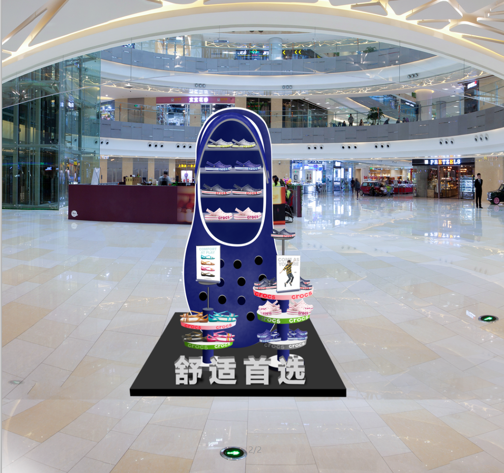 crocs dp点设计|空间|展示设计 |白菜与酒 - 原创作品 - 站酷 (zcool)