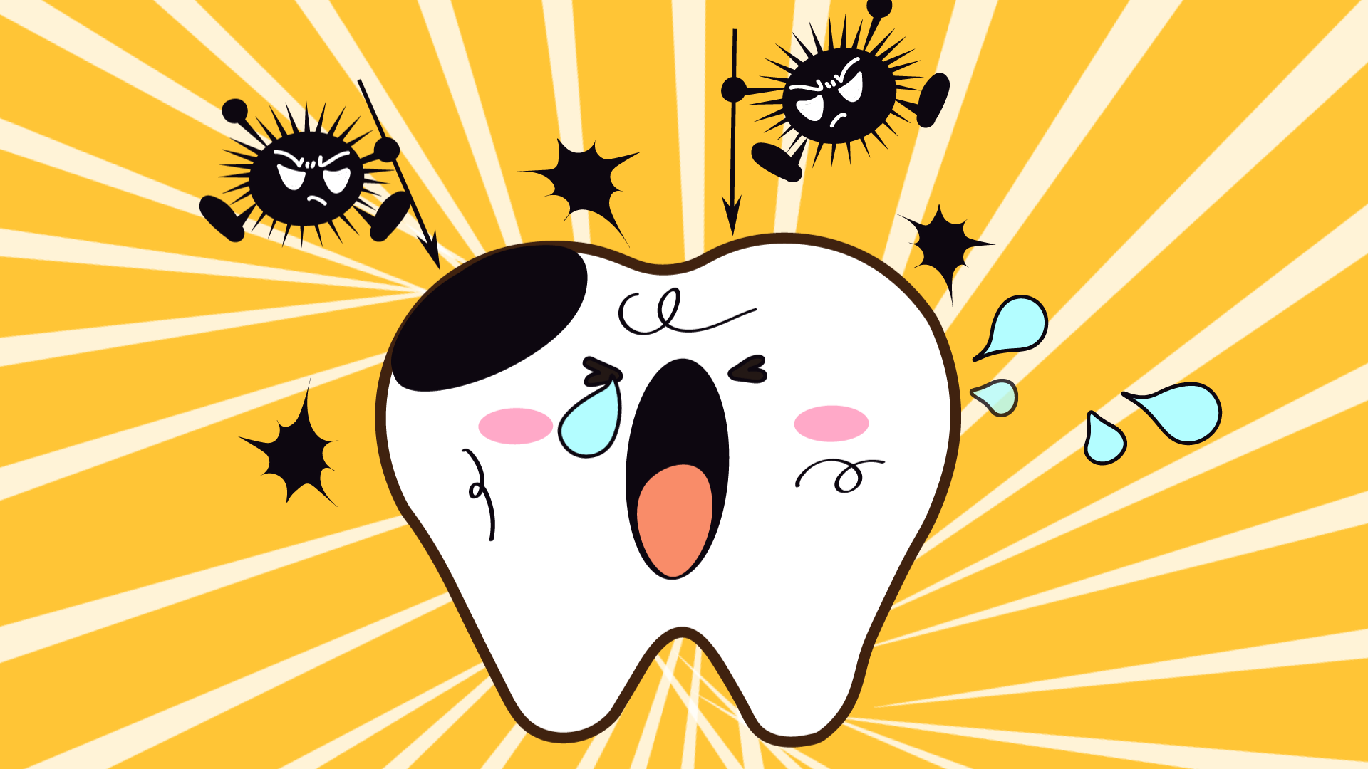 全国爱牙日Q版牙齿牙疼免抠PNG图片素材免费下载 - 觅知网