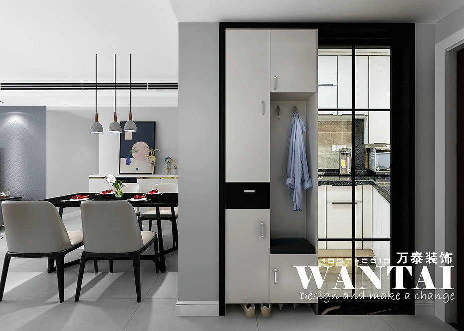 泰安天竹佳苑装修 | 天竹佳苑116m²现代简约装修效果图