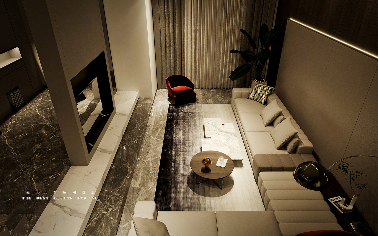 安鑫雅苑480㎡ —— 奉天久舍建设（图ZMjA1NDAwOTc2） - 家装设计 - 站酷设计师奉天久舍空间设计原创素材 - 站酷ZCOOL