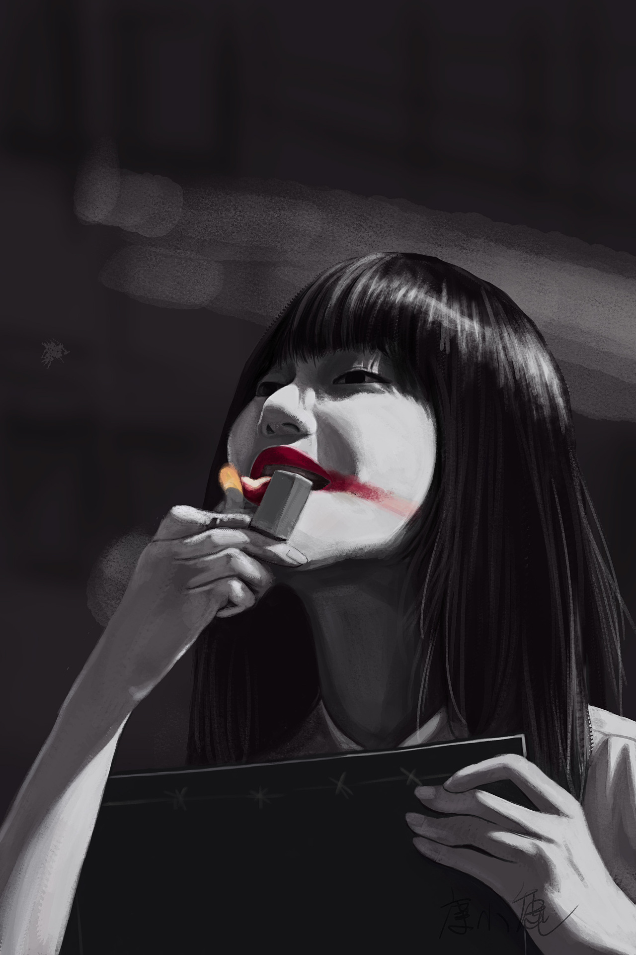 娜诺|插画|艺术插画|与麋小鹿的邂逅 - 原创作品 - 站酷 (zcool)