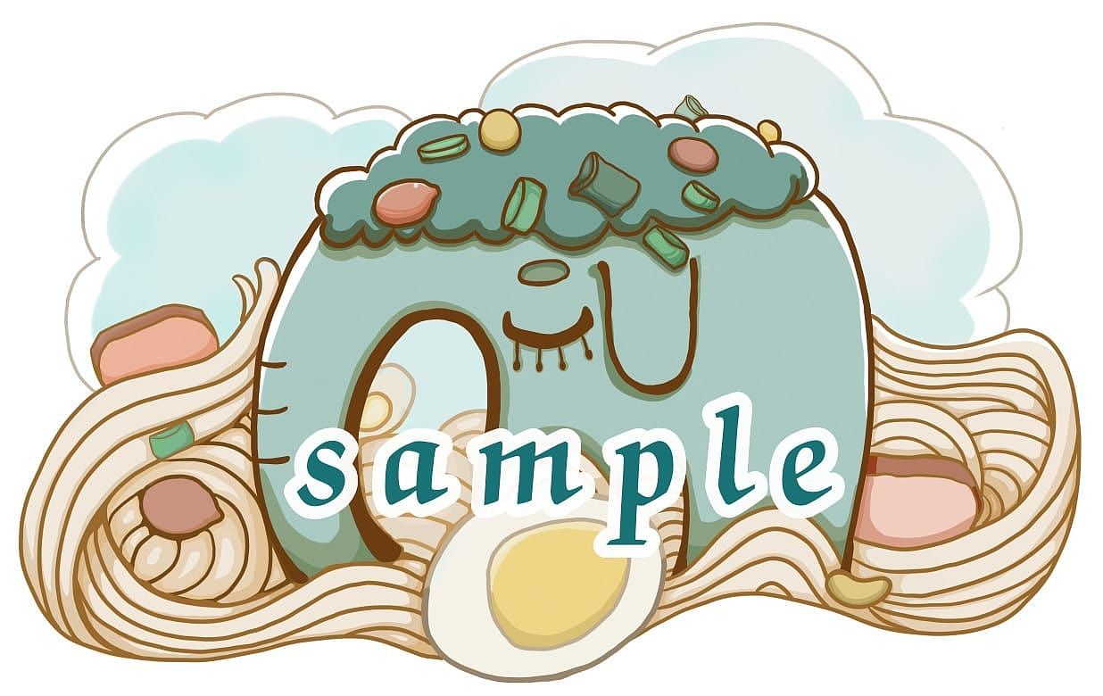 桂林象鼻山异型抱枕插画设计