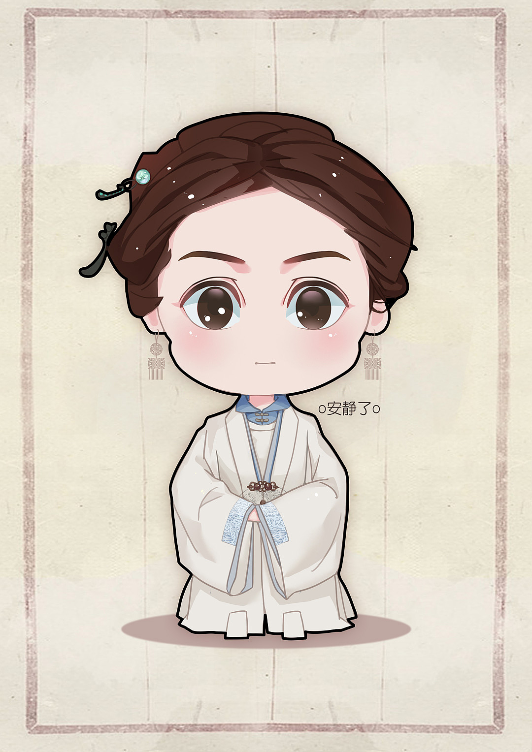 Q版诗诗（图ZMjk1MzQ5NTMy） - 儿童插画 - 站酷设计师o安静了o原创素材 - 站酷ZCOOL