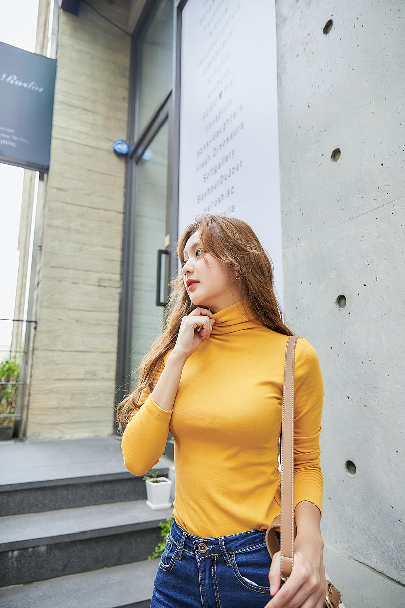 女装韩国模特外景拍摄
