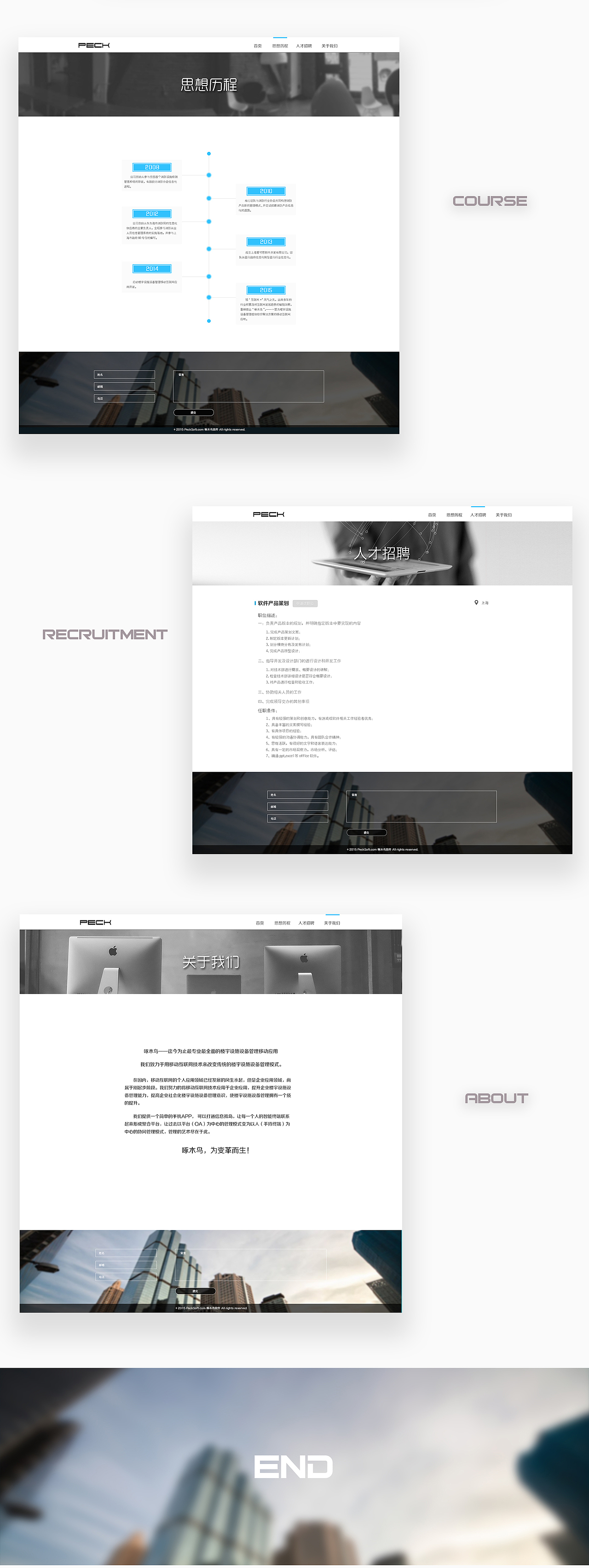 【WEB】PECKSOFT企业官网