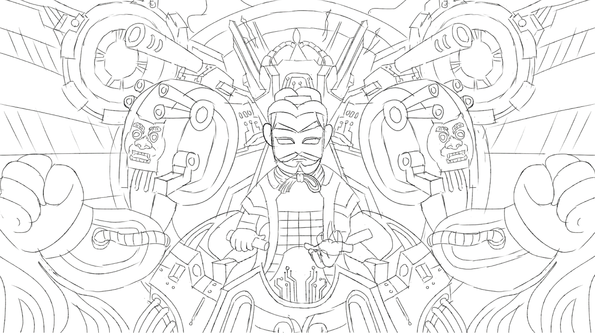 机甲兵马俑（图ZMjU5Njk1MzQ0） - 创作习作 - 站酷设计师RWEDI原创素材 - 站酷ZCOOL