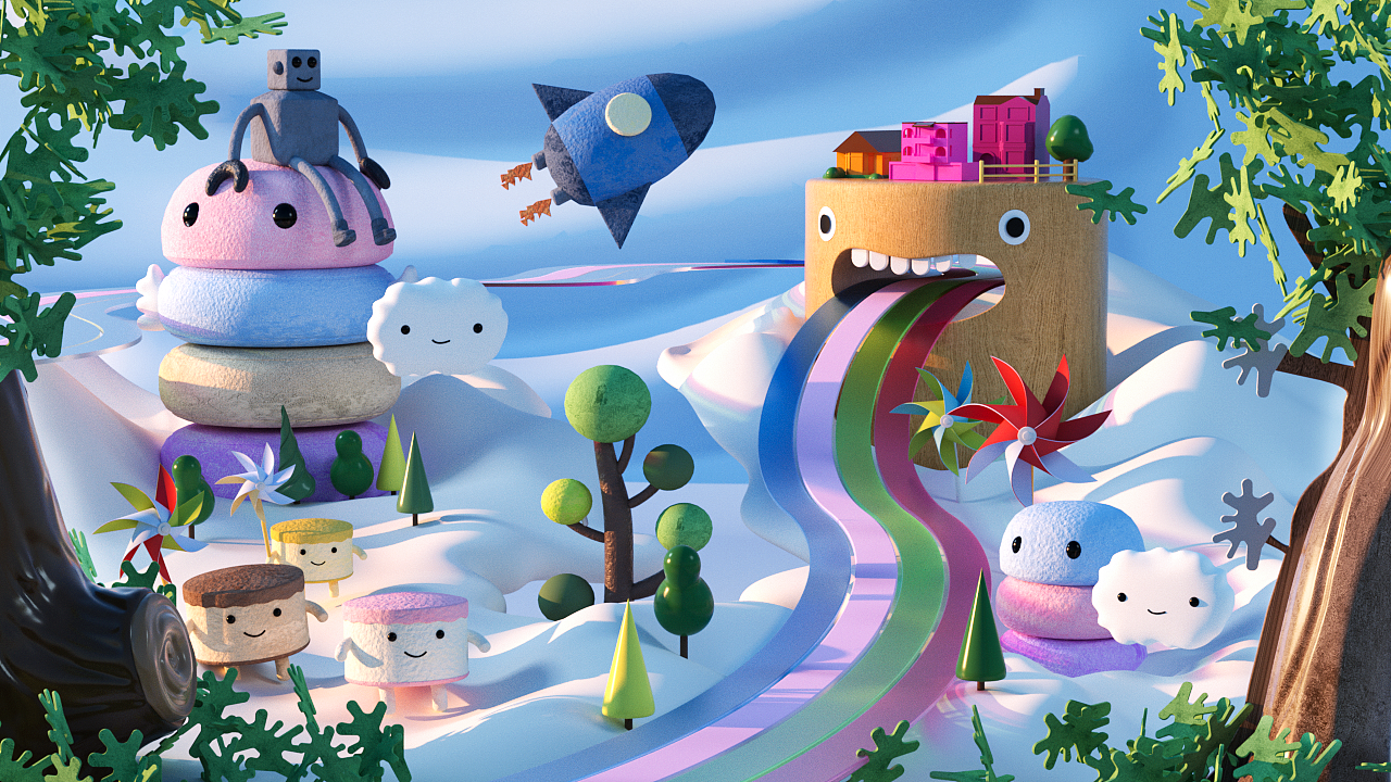 C4D+OC近期合集（图ZMjE0NzgxNTMy） - 场景 - 站酷设计师愤怒的黑米原创素材 - 站酷ZCOOL