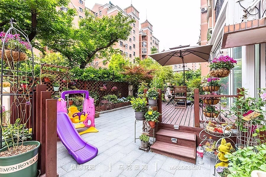 充满了生活气息的花园设计小院子
