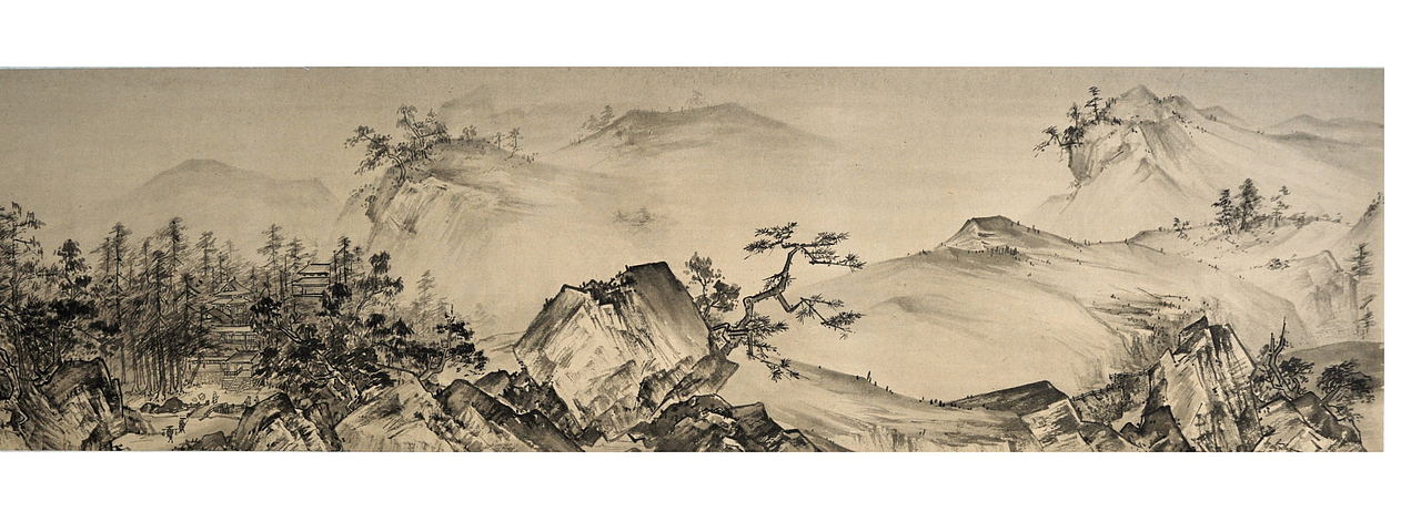 临《溪山清远图》