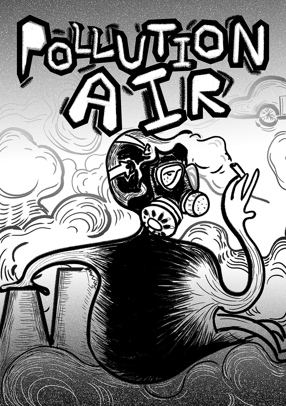 荒诞——基于人类破坏环境的视觉设计|插画|概念设定|南方姑娘喜欢嗦