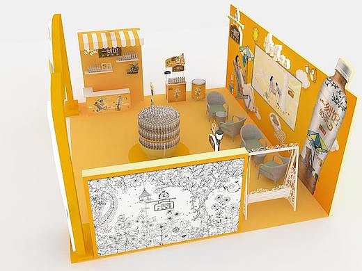 一刻館（個(gè)人主頁(yè)-ZNTg2OTU5MzY=） - 商業(yè)空間設(shè)計(jì) - 站酷設(shè)計(jì)師莫正志原創(chuàng)素材 - 站酷ZCOOL