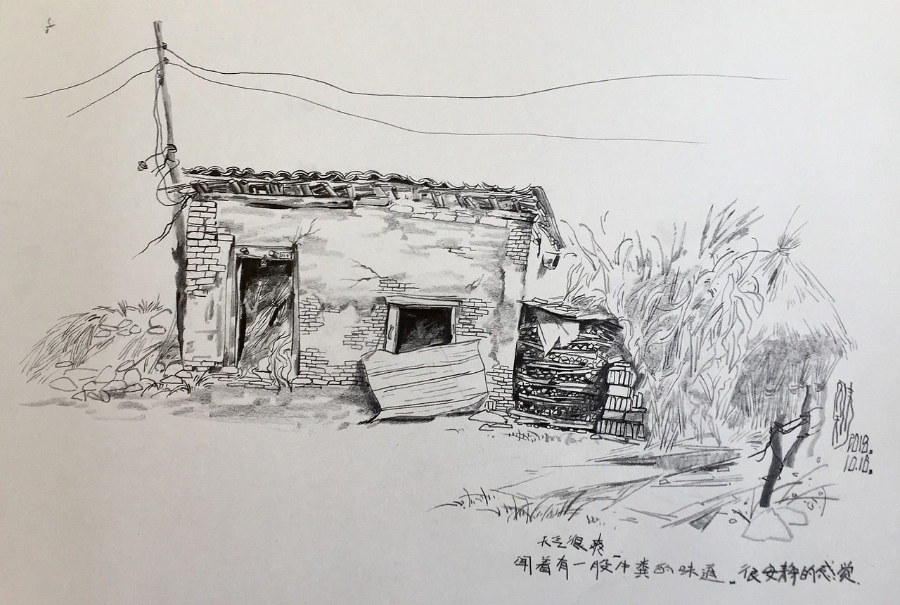 风景写生（图ZMTMxNzYzMDY0） - 绘画 - 站酷设计师卜天伟原创素材 - 站酷ZCOOL