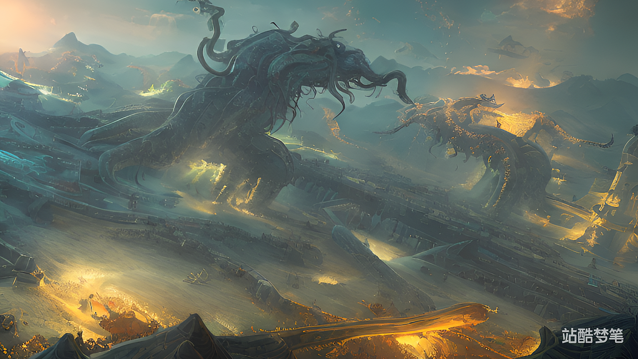 #站酷梦笔#魔兽战场（图ZMzI2ODY5MjY4） - AI作品 - 站酷设计师zoeming110原创素材 - 站酷ZCOOL