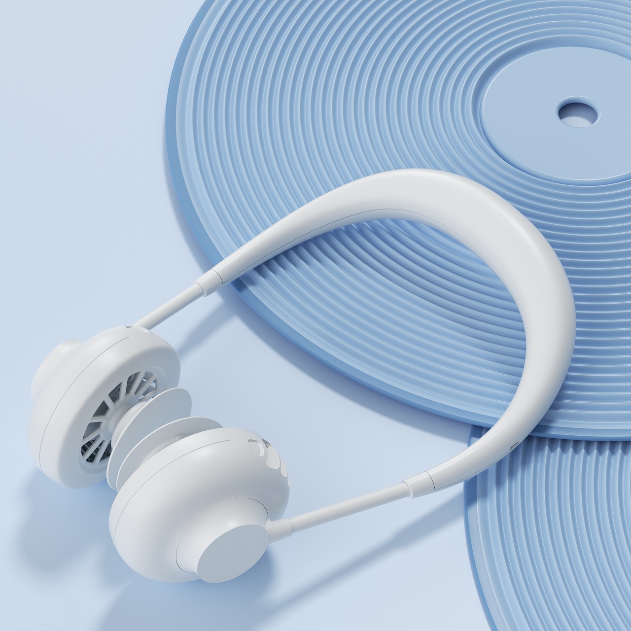 头戴式风扇及一些场景渲染