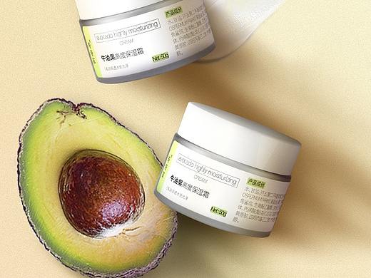 牛油果高倍保湿霜 详情页设计