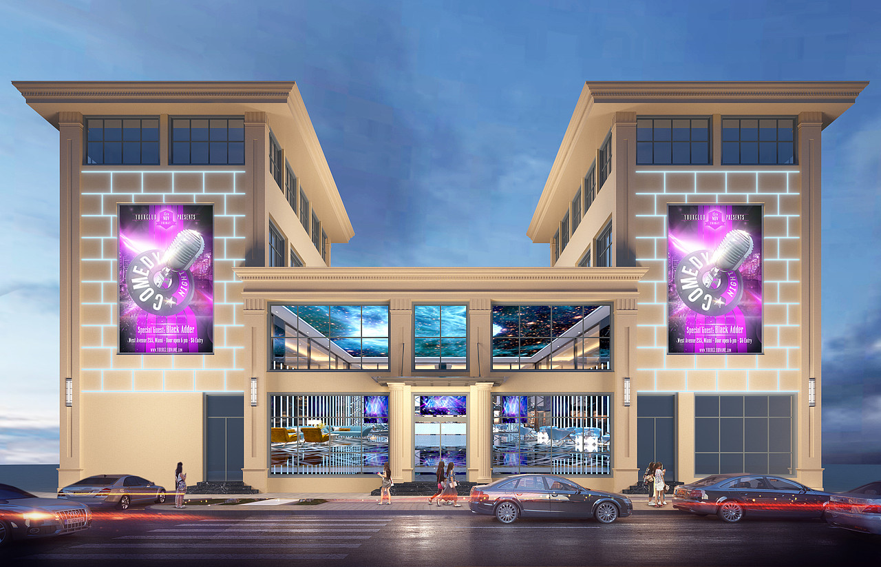 工装合集——ktv外立面,妇联活动室,活动中心