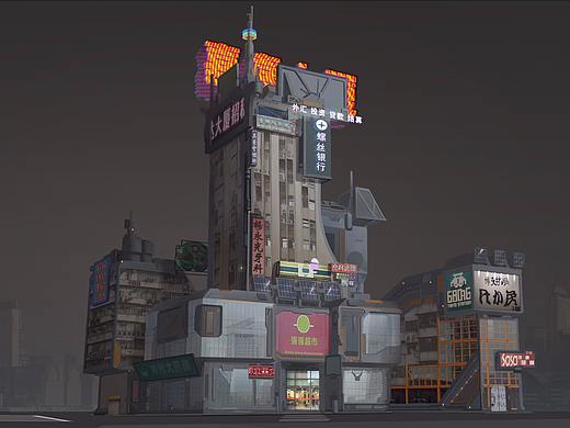 写实单体建筑