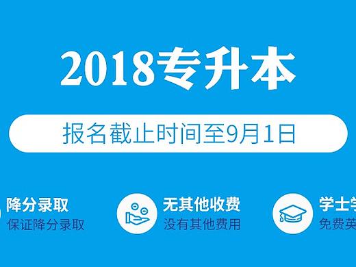 专升本 学历教育 营销长图