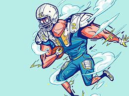 人物插画习作－“穿越者”