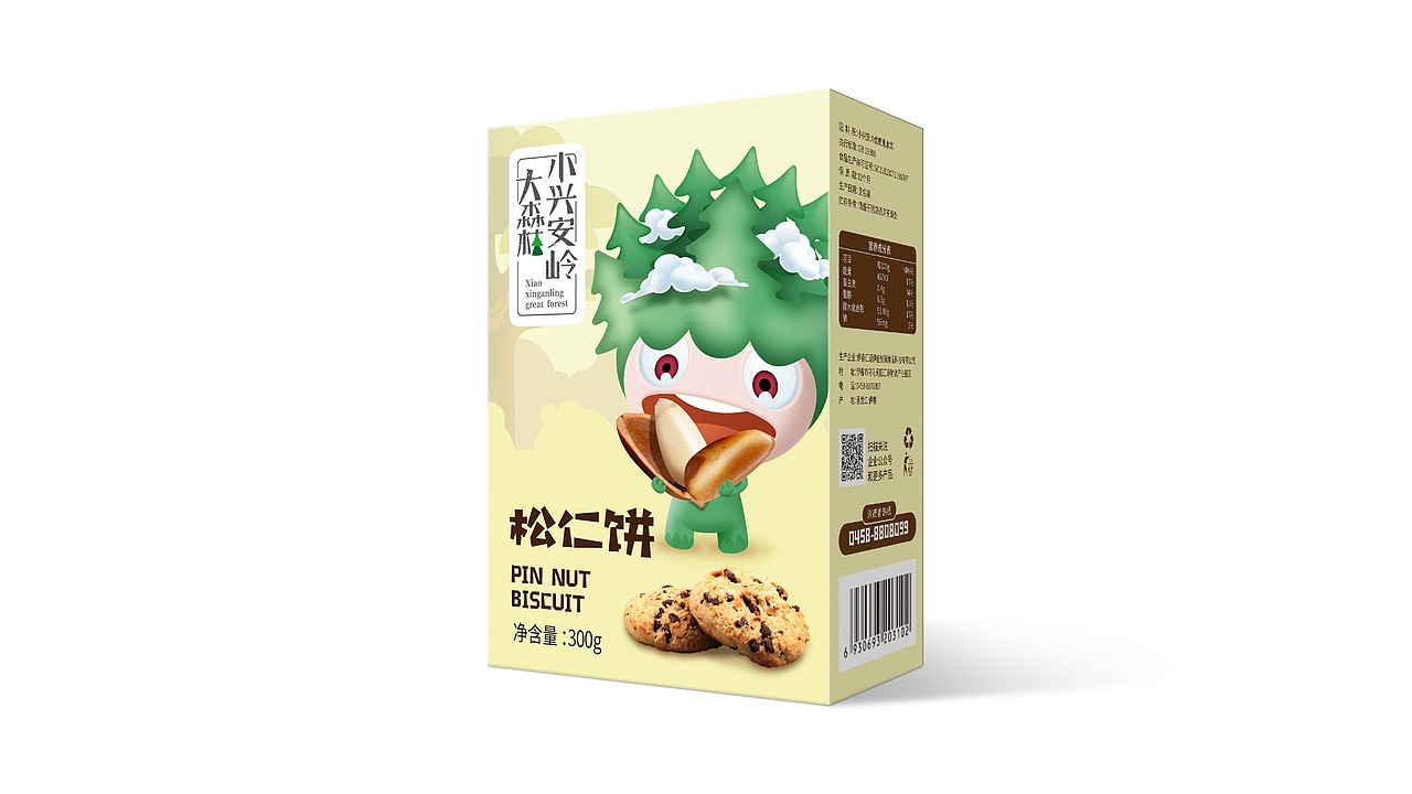 小兴安岭大森林吉祥物及包装设计