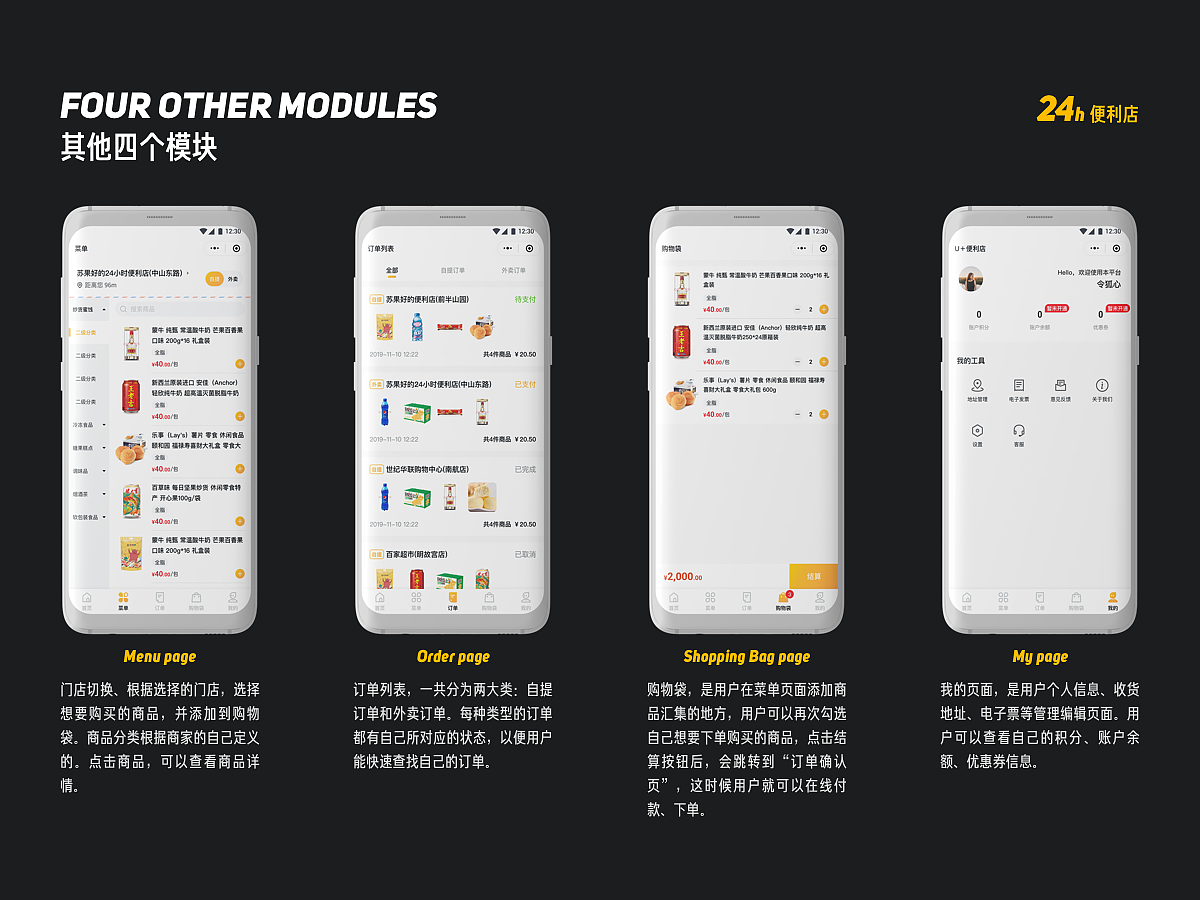 Mobile design-U＋便利店（图ZMTk0OTg0OTg0） - APP界面 - 站酷设计师WisdomTrio原创素材 - 站酷ZCOOL
