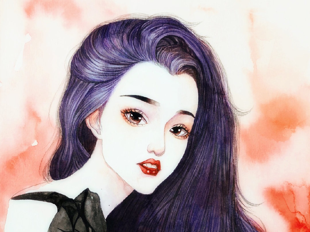 紫发萝莉，朝妍 - 哔哩哔哩