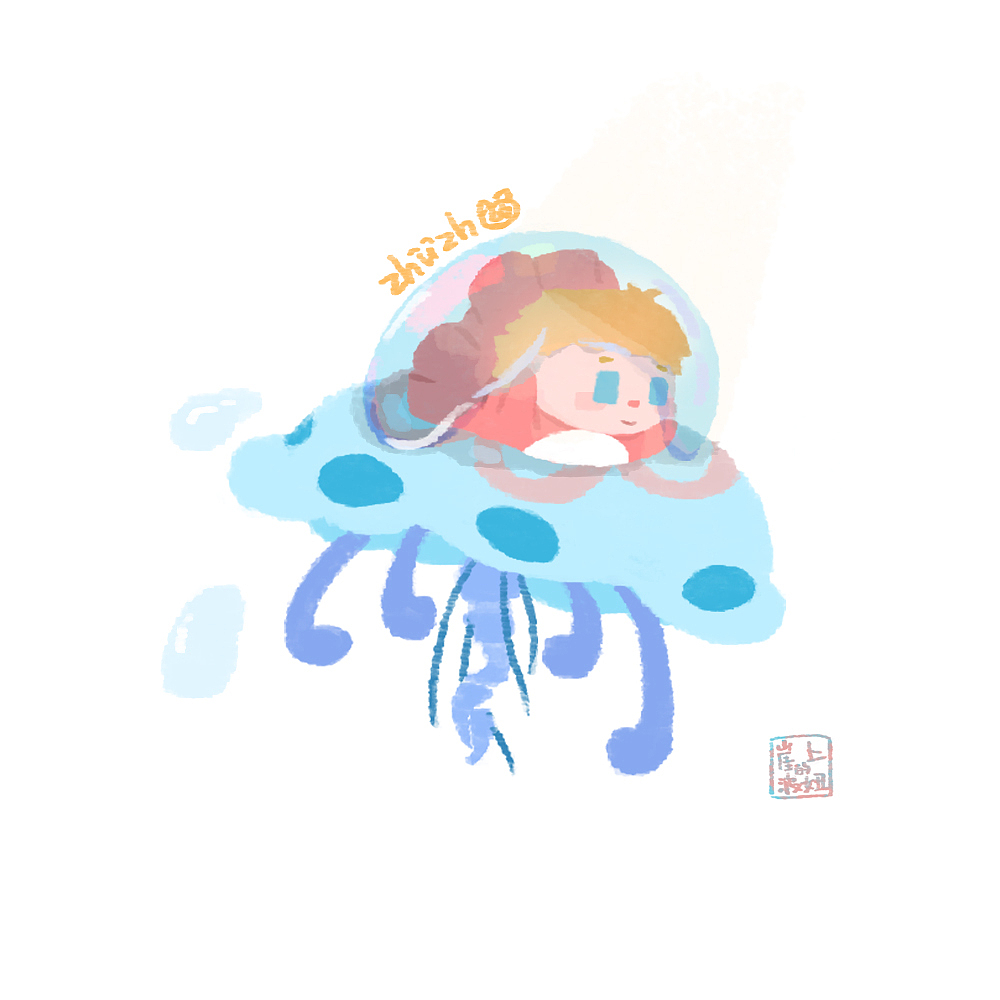 崖上的波妞（图ZMjM4MzU1NzA0） - 儿童插画 - 站酷设计师猪猪_Zhuzhu原创素材 - 站酷ZCOOL
