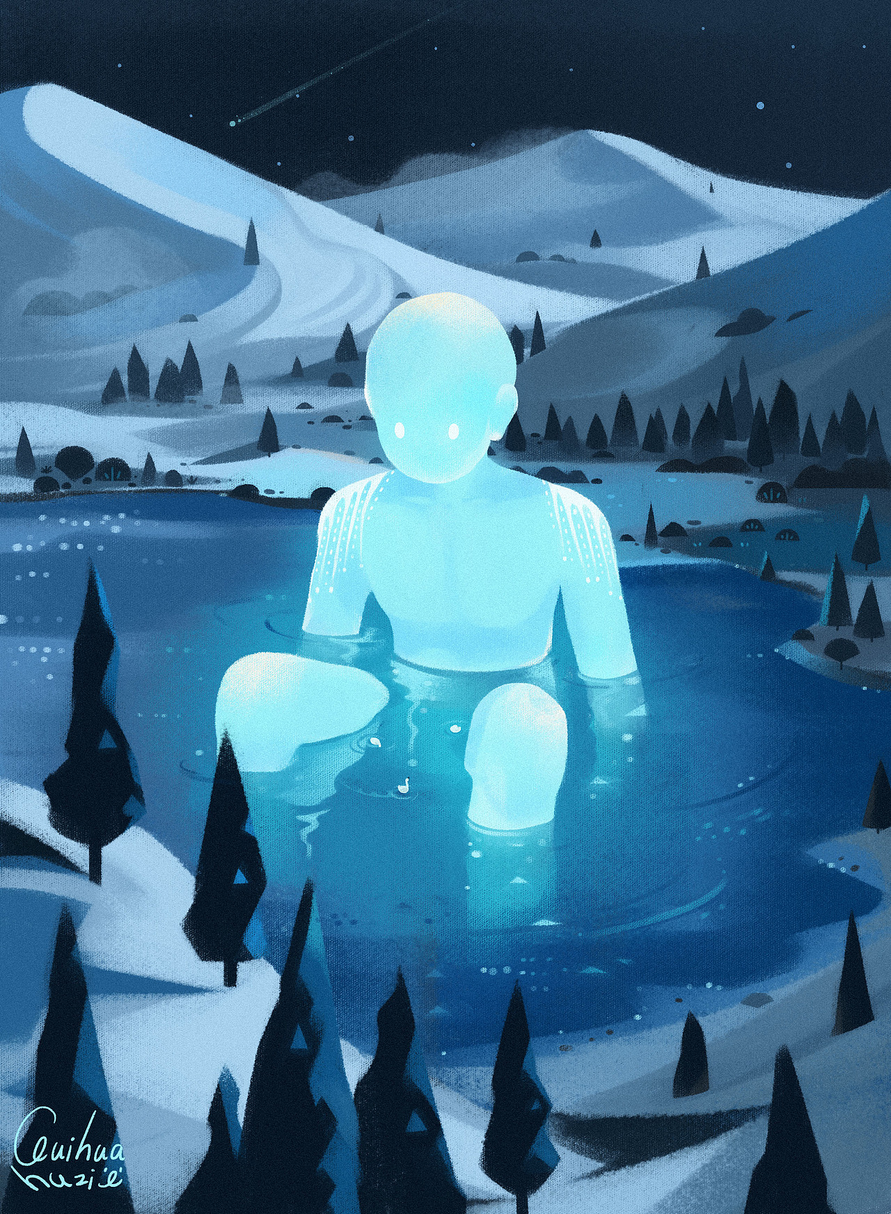 梦语2（图ZMjc2OTQyMTYw） - 创作习作 - 站酷设计师鬼画胡子原创素材 - 站酷ZCOOL