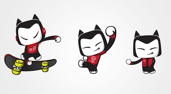 17.5影城——吉祥物设定【原创周边】（图ZMTg5NjE0OTI=） - IP形象 - 站酷设计师狂奔的桔子原创素材 - 站酷ZCOOL