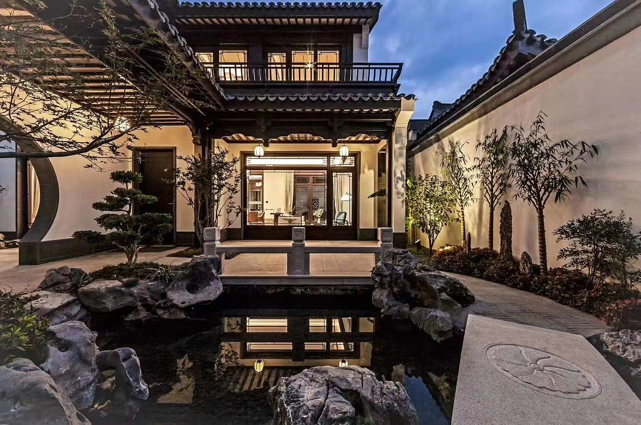 桃李春风中式庭院（图ZMjI5NTA0NjY4） - 建筑设计 - 站酷设计师1992Miss刘原创素材 - 站酷ZCOOL