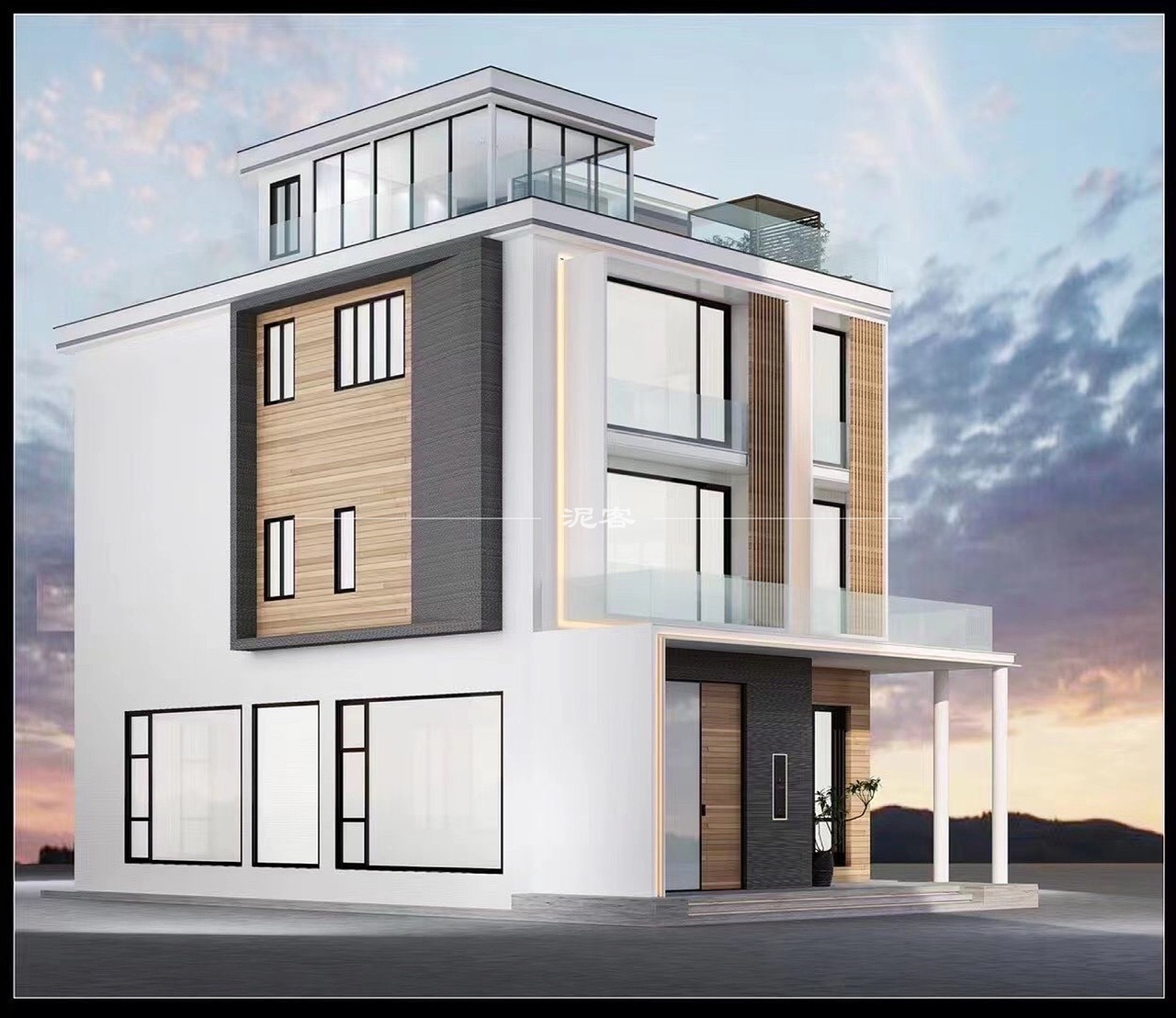 别墅设计（图ZMjkwMDIxMzY0） - 建筑设计 - 站酷设计师泥客石原创素材 - 站酷ZCOOL