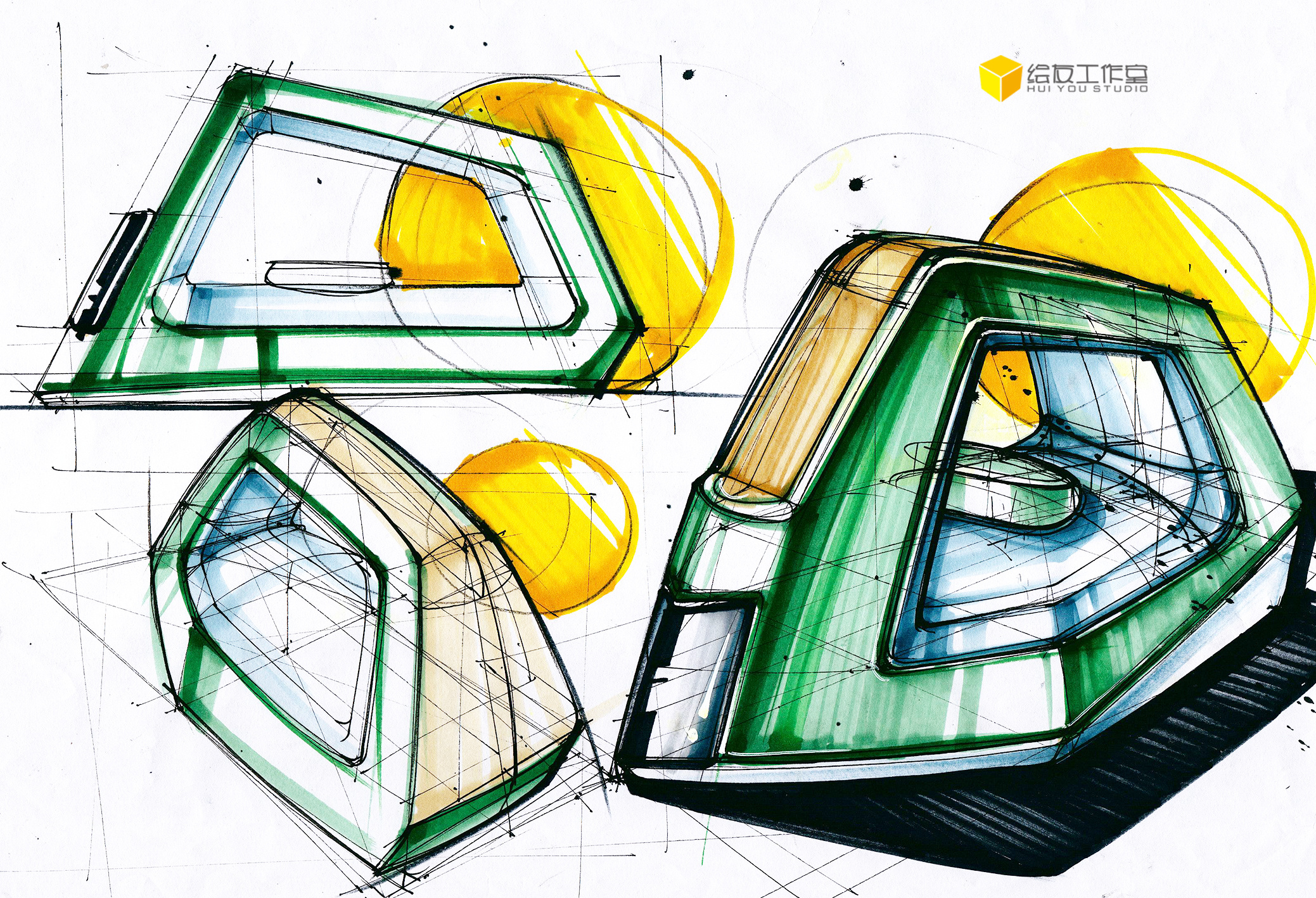 绘友程业帅工业设计手绘最新作品