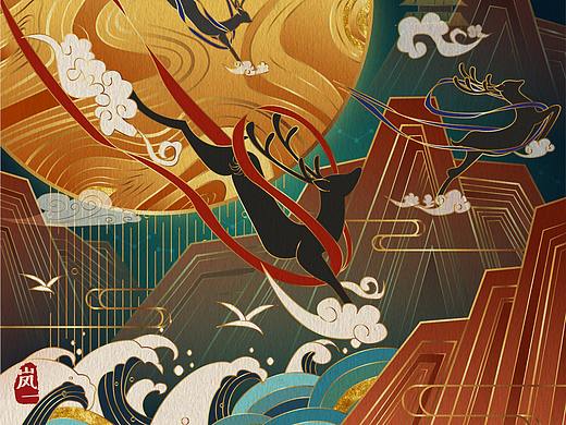 AI矢量国风插画系列6