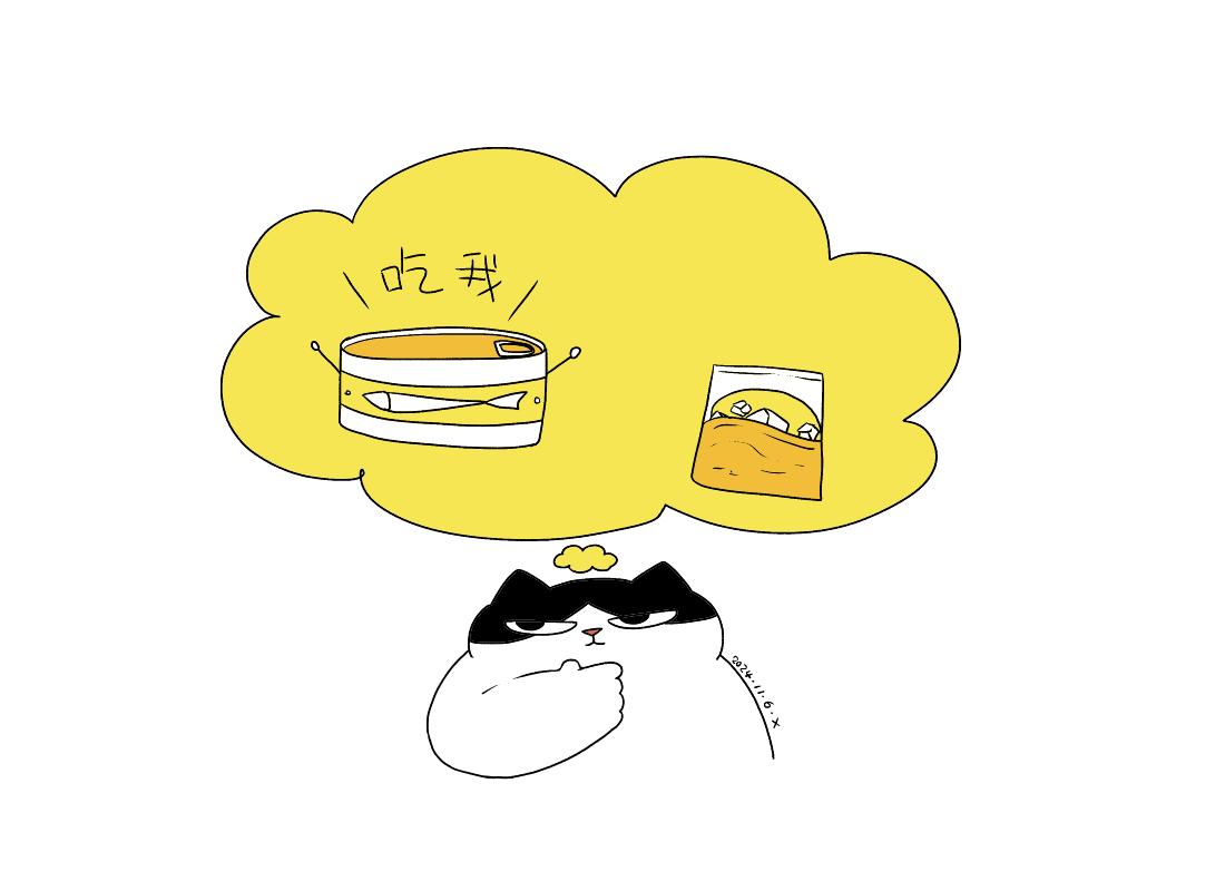 猫咪日常|每日一画第二十一弹
