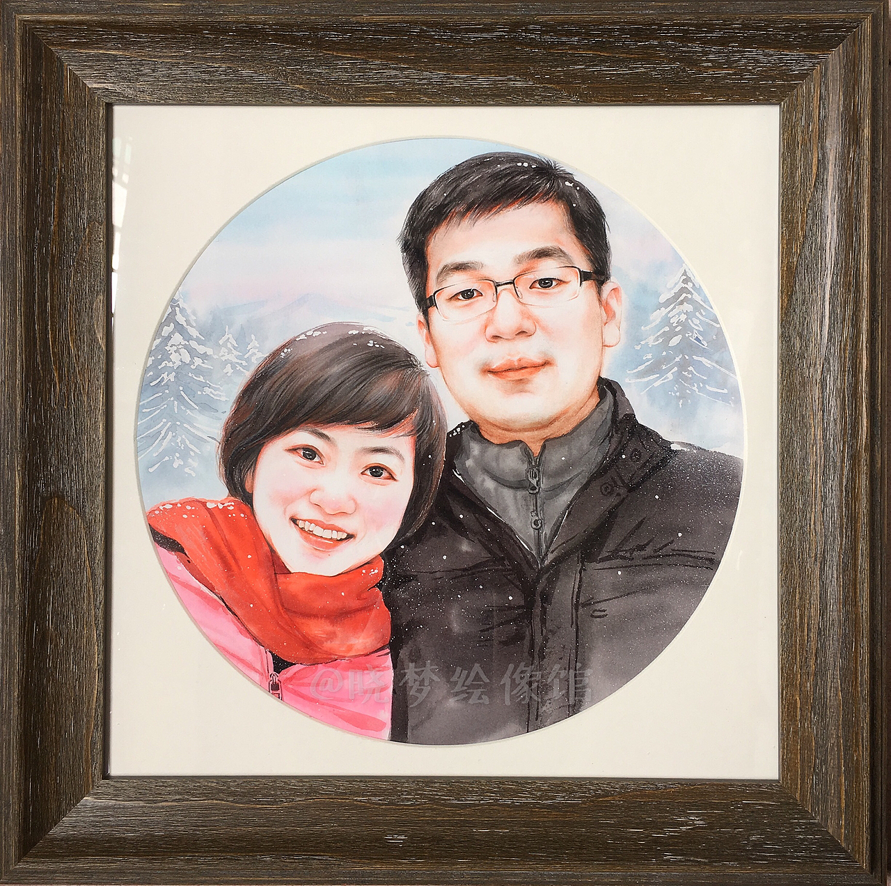 景色千般好，不及手边人（图ZOTMwMzA0MjQ=） - 绘画 - 站酷设计师晓梦绘像馆原创素材 - 站酷ZCOOL