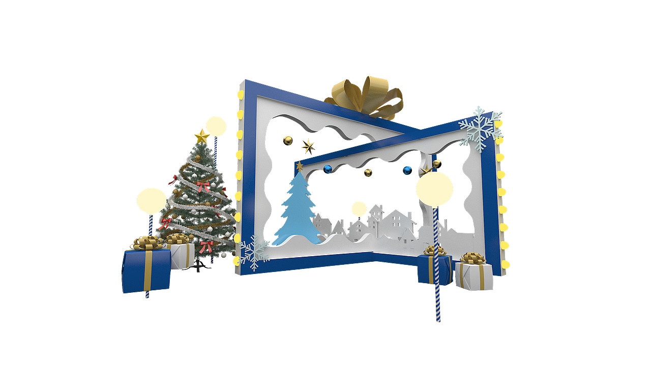 圣诞美陈（图ZMjM2Mjc3MjU2） - 场景 - 站酷设计师刀疤杰原创素材 - 站酷ZCOOL